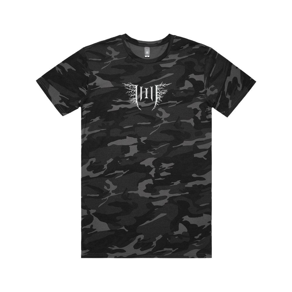 Embroidered Camo T-Shirt and Shorts