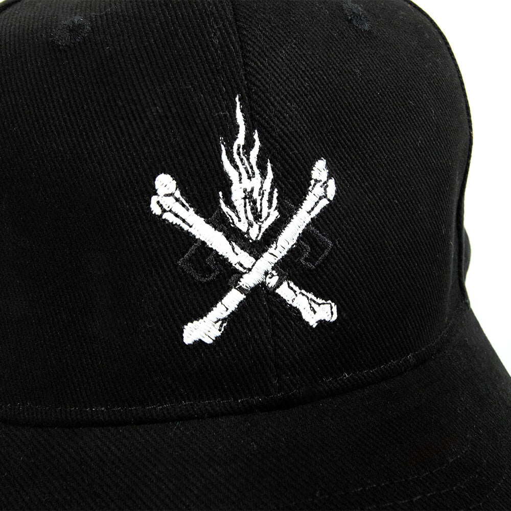 Fire and Bones Cap - Black